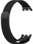 Mi Band 8 ve Mi Band 9 ile Uyumlu Kordon Hasır Örgü Metal Mıknatıslı Kayış 2