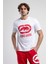 ECKO UNLTD Marc Beyaz - Kırmızı Bisiklet Yaka Baskılı Standard Fit Erkek Tshirt 1