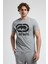 ECKO UNLTD Marc Gri Bisiklet Yaka Baskılı Standard Fit Erkek Tshirt 3