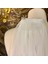 Işlemeli Dantelli Kısa Gelin Duvağı 77cm 2