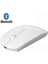 Ultra Slim Bluetooth Rgb Usb Mouse 2.4ghz Siyah Ledli 800 / 1200 / 1600dpi Şarjlı Kablosuz Mouse Rgb Led Işıklı Çift Modlu Kablosuz Ledli Şarj Edilebilir Sessiz Tıklama 4