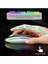 Ultra Slim Bluetooth Rgb Usb Mouse 2.4ghz Siyah Ledli 800 / 1200 / 1600dpi Şarjlı Kablosuz Mouse Rgb Led Işıklı Çift Modlu Kablosuz Ledli Şarj Edilebilir Sessiz Tıklama 3