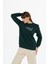Kadın Pamuklu Içi Polarlı Bisiklet Yaka Sweatshirt 1