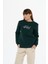 Kadın Pamuklu Içi Polarlı Bisiklet Yaka Sweatshirt 3
