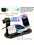 5 I 1 Arada Kablosuz Şarj Standı Pad iPhone Android Airpods Hızlı Şarj Dock Istasyonu 3