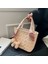 Yeni Moda Baskılı Omuz El Çantası Yüksek Duygu Pu Crossbody Küçük Kare Çanta (Yurt Dışından) 2