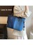 Moda Basit Kontrast Renk Dekme Denim Crossbody Çanta Iki Parçalı Set (Yurt Dışından) 4