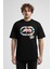 ECKO UNLTD Kıngston Siyah Bisiklet Yaka Baskılı Oversize Erkek Tshirt 1