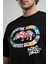 ECKO UNLTD Kıngston Siyah Bisiklet Yaka Baskılı Oversize Erkek Tshirt 2
