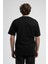 ECKO UNLTD Kıngston Siyah Bisiklet Yaka Baskılı Oversize Erkek Tshirt 3
