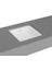 Metropole Tezgahaltı Lavabo 7533B003-1082 Kare - 40X40 cm - Armatür Deliksiz - Su Taşma Delikli - Beyaz 1