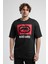 ECKO UNLTD Ithaca Antrasit Bisiklet Yaka Nakışlı Oversize Erkek Tshirt 1