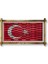 Kanvas Türk Bayrağı LED Işıklı Rustik Tablo 1