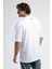 ECKO UNLTD Ithaca Beyaz Bisiklet Yaka Nakışlı Oversize Erkek Tshirt 3