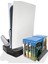 Playstation 5 Standart (Fat) Kasa Fanlı Stand - Oyun Bölmeli Ps5 Dikey Stand 1