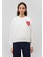 Yılbaşı Temalı Beyaz SWEATSHIRT1S10334-70057 4