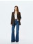 Yüksek Bel Slim Fit Ispanyol Paça Kot Pantolon - Flare Jean 2