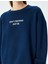 Slogan Baskılı Oversize Bisiklet Yaka Sweatshirt 5