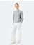 Bisiklet Yaka Basic Uzun Kollu Oversize Sweatshirt 2