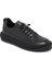 Siyah Deri Erkek Sneaker - E24S1AY57137-A23 1