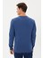 Kadife Selanik Parça Desenli Bisiklet Yaka Sweatshirt- KS-1672 4