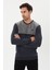 Kadife Selanik Parça Desenli Bisiklet Yaka Sweatshirt- KS-1672 1