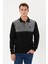 Kadife Selanik Parça Desenli Polo Yaka Sweatshirt- KS-1670 1