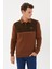 Kadife Selanik Parça Desenli Polo Yaka Sweatshirt- KS-1670 2