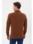 Kadife Selanik Parça Desenli Polo Yaka Sweatshirt- KS-1670 4