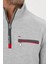 Fermuarlı %100 Pamuk Sweatshirt- PIN-1039 2