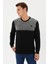 Kadife Selanik Parça Desenli Bisiklet Yaka Sweatshirt- KS-1672 2