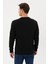 Kadife Selanik Parça Desenli Bisiklet Yaka Sweatshirt- KS-1672 4