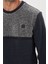 Kadife Selanik Parça Desenli Bisiklet Yaka Sweatshirt- KS-1672 3