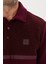 Kadife Selanik Parça Desenli Polo Yaka Sweatshirt- KS-1670 3