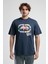 ECKO UNLTD Kıngston Lacivert Bisiklet Yaka Baskılı Oversize Erkek Tshirt 1