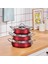 Ateş Emaye 6 Parça Omlet Sahan Set Bordo 1