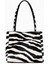 Allbucks Zara, Hayvan Desen Zebra Leopar Hakiki Gerçek Deri Kol Çantası ABZRA0186 1
