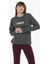 Kadın Pamuklu Içi Polarlı Bisiklet Yaka Sweatshirt 1