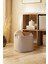 Ocean Home Te x tile Bej Renk Dokulu Kumaş Sepet 30 x 30 x 30 cm 1