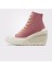 Chuck 70 De Luxe Wedge Platform Kadın Pembe Sneaker 3