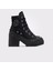 Chuck 70 De Luxe Heel Platform Studded Kadın Siyah Sneaker 1