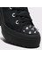 Chuck 70 De Luxe Heel Platform Studded Kadın Siyah Sneaker 4