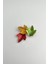 Üç Renk Yaprak Broş (5cm) 2