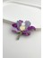 Lila Rengi Akrilik Çiçek Broş (6*5cm) 1