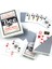 Bee Jumbo Plastık Poker Oyun Kartı Gold Deste-Mavı-Bıcycle 1