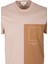 Erkek Tişört Bisiklet Yaka Bej Slim Fit %100 Pamuk T-Shirt Ncs Jeans 1301 2