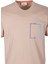 Erkek Tişört Bisiklet Yaka Bej Slim Fit %100 Pamuk T-Shirt Ncs Jeans 1304 4