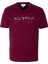 Erkek Tişört Bisiklet Yaka Bordo Slim Fit %100 Pamuk T-Shirt Ncs Jeans 1303 1