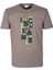Erkek Tişört Bisiklet Yaka Haki Slim Fit %100 Pamuk T-Shirt Ncs Jeans 1308 1