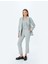 Cepli Slim Fit Yüksek Bel Cigarette Kumaş Pantolon 1